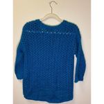 J.J. Basic Teal Sweater Blue Size L Photo 2