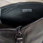 Via spiga leather booties high heels size 9m designed in Italy Black Photo 6