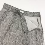 Brunello Cucinelli Paisley Print Silk Midi Skirt Grey Asymmetrical Chiffon Photo 9