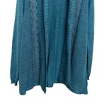 Anthropologie  women’s green open front Draped cardigans‎ size S Photo 5