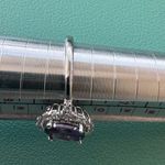 Fragrant Jewels  Purple and Silver NWOT Ring Size 8 Photo 1