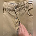 We The Free NWOT WE THE FREE Tan Distressed Knee Straight Jeans sz 28 Photo 3
