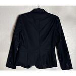 Banana Republic Womens 6 Petite Black One Button Blazer Suit Jacket Coat Preppy Photo 1