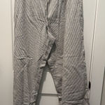 Women’s J.CREW Black Striped Linen Photo 0