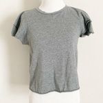 Tresics Women's  Gray Short Ruffle Flutter Crop Top Photo 0