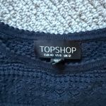 Topshop  Blue Boxy Short Sleeve T-Shirt Photo 2