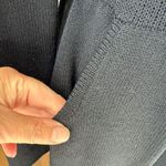 St John Collection Marie Gray Black Santana Knit Button Front Dress 6 Photo 6