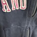 Abercrombie & Fitch Dark Blue Hoodie with Pink Accents Photo 1