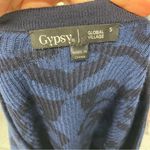 Gypsy 05  Global Village Crew Neck Sweater Dress Geometric Designer Womens‎ small Photo 12