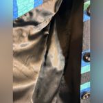 Vesti Multicolor Striped Trench Coat pockets button front black blues collar 8 Photo 12