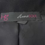 Heart soul  studded black fitted blazer jacket Photo 7