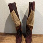 Impo  patchwork leather boho 70’s chunk heel boots 6 Photo 0