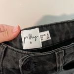 Oh Polly  Washed Black High Rise Mom Jeans Photo 5