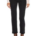 NWT Mother Superior Scrapper Cuff Ankle Fray in Who's Sorry Now Crop Jeans 29 Black Photo 10