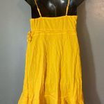 SheIn  Curve Vivid Eden Ruffle Trim Wrap Knot Side Cami Halter Dress Nwt Photo 2