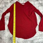 TNA Red Alder Thermal Waffle Knit Tee Long Sleeve Winter Lounge size XS Casual Photo 4