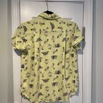 The North Face Size S Pacific Short Sleeve Shirt Pale Lime Valley Sun Print Photo 11