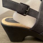 Easy Street  Sandal Heels Buckle Blue Size 9.5WW Photo 3