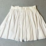 Eleloveph Skort Women S White Pleated Pull Photo 1