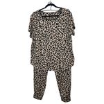 Kate Spade  Women’s Leopard Print Pajama Set Size XL Photo 1