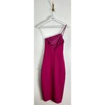 Lulus  All About The Glitz One-shoulder Dress in Hot Pink Size X-Small Photo 9