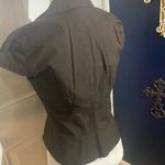 Loft  Brown Notched Collar Button Down Fitted Shirt Photo 5