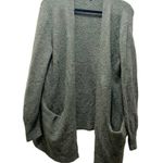 Madewell Green Cozy Walker Cardigan Slouchy Open Front Sweater Alpaca Sz Small Photo 1