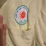 Free Planet  yellow terry cloth small button down Photo 5