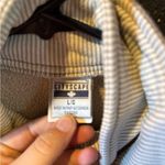 Moraine Lake Heather Gray Pullover with Button Accent Size L Photo 2