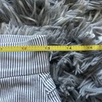 Free People  Pants Womens Small S Blue White Striped Button Stretch Waist Photo 7