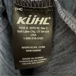 Kuhl  Small Lin Shurt Blue Black Shirt Short Sleeve‎ Photo 4