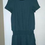Banana Republic  Green‎ Short Sleeved Elastic Drop Waist Low Waist Dress Size 8 Photo 0