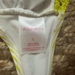 Xhilaration  Green and White Striped Bikini Top Photo 2