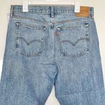 Levi's  Womens Wedgie Frayed Jeans Size 32 Blue Denim Button Fly NWT High Waist Photo 3