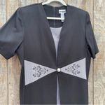 Perceptions Vintage by Irene B 80’s Dress Faux Jacket Size 16 Photo 1