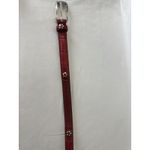 Brighton Vtg  Two-Tone Red Leather Boho Western Belt Women’s S 28 B30587 Photo 4