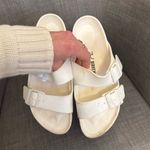 Birkenstock Women’s s white rubber Birkenstocks - size 39 Photo 6