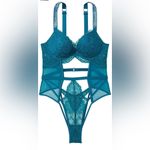 PINK - Victoria's Secret Victoria's Secret Cutout Lace Teddy push up Photo 3