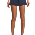 The North Face ⭐️  Navy Blue Adjustable Tie Waist Nylon Lightweight Shorts Women's XL Photo 0