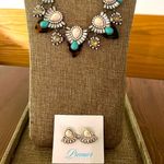 Premier Designs Like New  Teal the Show earrings Photo 1