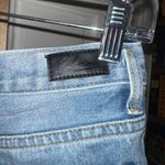 Elan Blue High-Waisted Jean Shorts with Distressed Hem Size Medium Photo 5