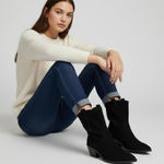 Steve Madden Stetson Black Suede Leather boots Western Cowgirl Country style 9 Photo 0