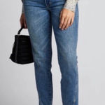 AMO Twist Dark Vintage Blue Wash Women Mid Rise Ankle Jeans Size 25 NWOT Photo 0