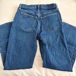 Abercrombie & Fitch High Rise Vintage Straight Jean in Dark Wash Photo 6