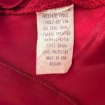 Inner Most Vintage USA Made Red Silky Sheer Babydoll Top Lingerie Medium Photo 2