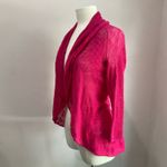 Ralph Lauren Lauren Lightweight Open Front Knit Hot Pink Cardigan Size S Photo 2