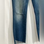 MOTHER The Rascal Ankle Step Fray Jeans Women’s 28” Distressed Raw Hem Blue Photo 2