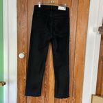 RE/DONE 70s High Rise Stove Pipe Black Jeans Washed Noir Denim Button Fly Sz 26 Photo 6