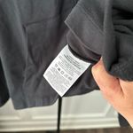 Nike Full-Zip Hoodie Wide Cropped Black Women's Sz Large Photo 5