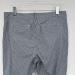 Talbots  pants women's 14P petite gingham check cropped blue white nautical beach Photo 4